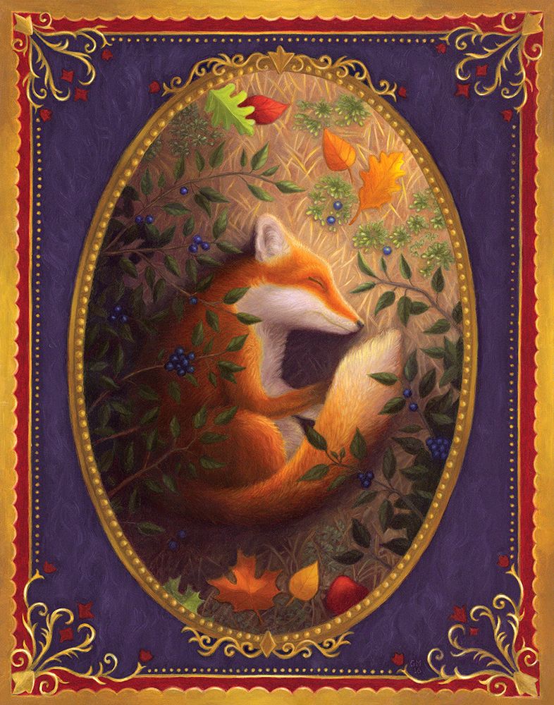 Sleeping Fox art print by Gina Matarazzo for $57.95 CAD