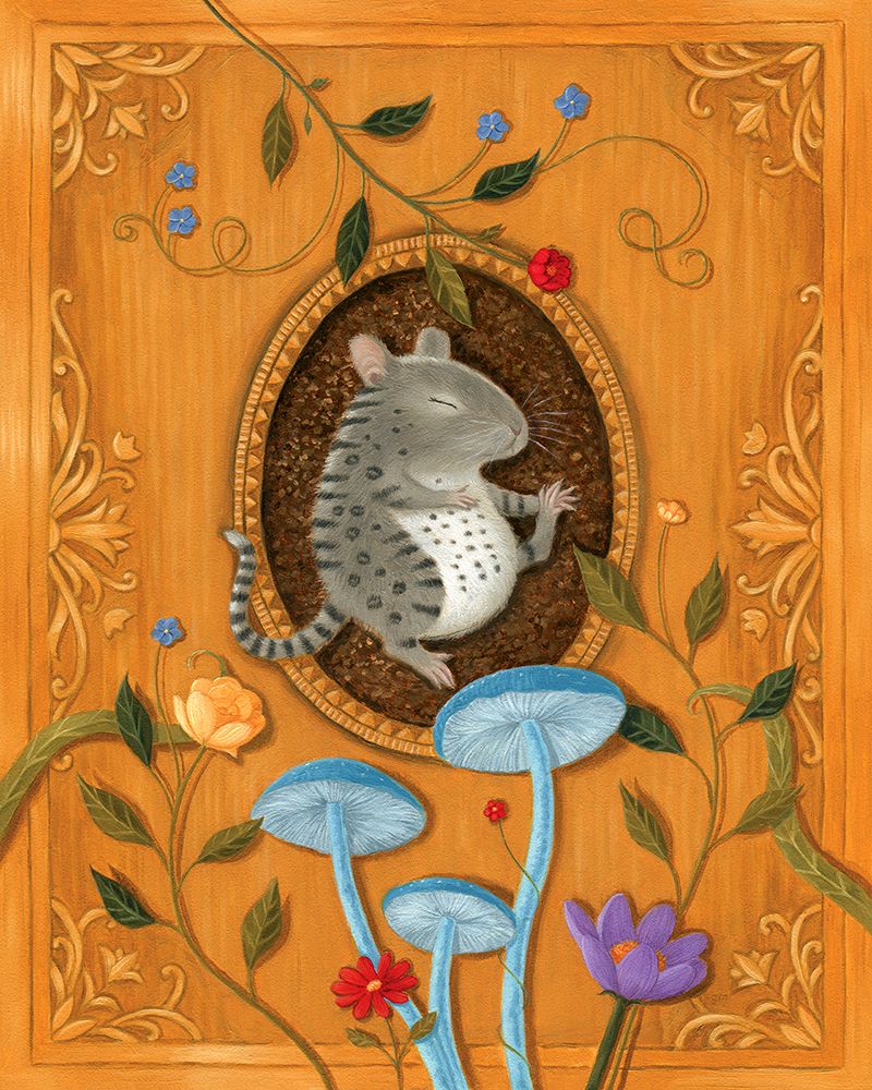 Benji the Bengal Mouse art print by Gina Matarazzo for $57.95 CAD