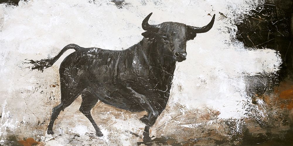 Black Bull art print by Design Fabrikken for $57.95 CAD