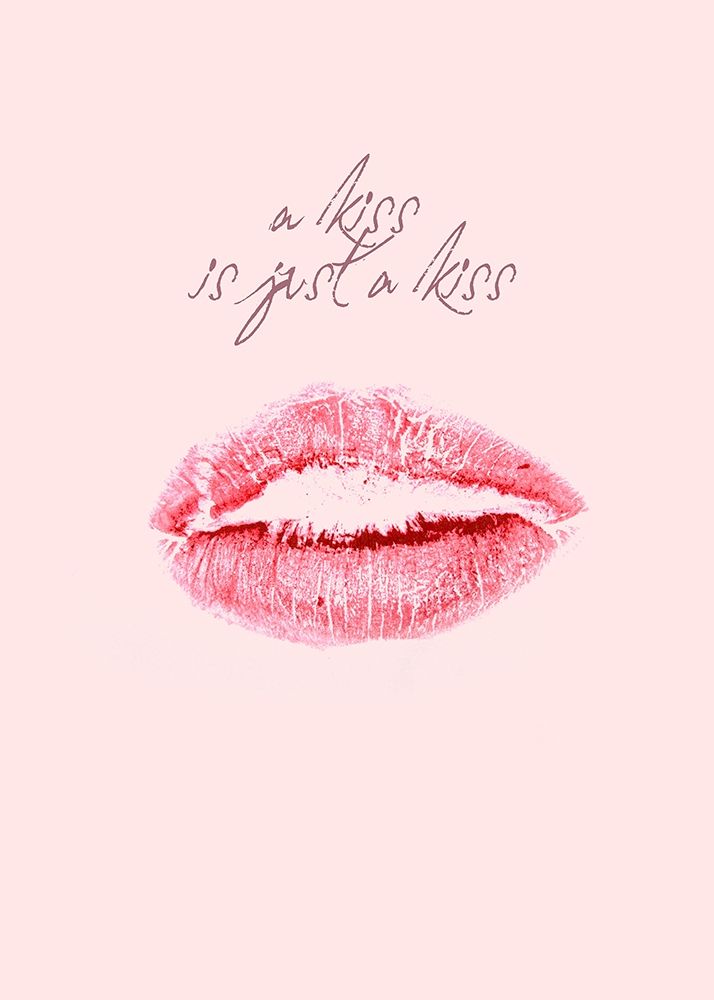 A Kiss Is Just a Kiss art print by Design Fabrikken for $57.95 CAD