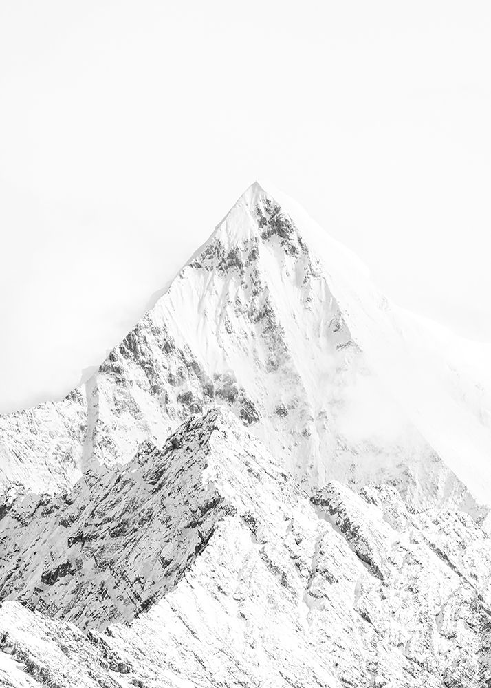 Mountain Top White art print by Design Fabrikken for $57.95 CAD