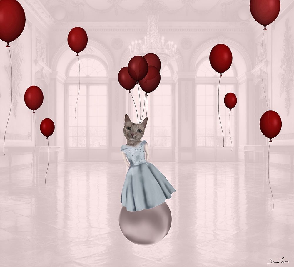Ball with Balloons art print by Daniela Nocito for $57.95 CAD