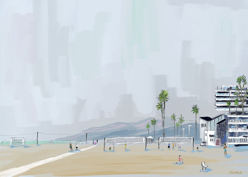 Annenberg Beach House art print by Pete Oswald for $57.95 CAD