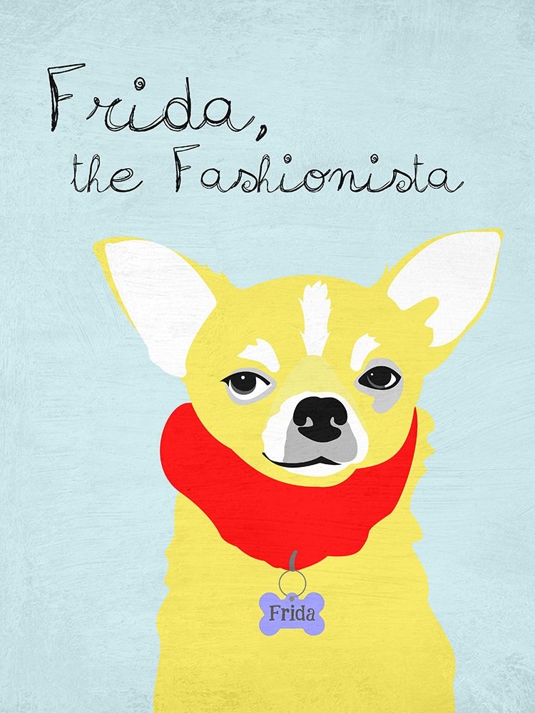 Frida the Fashionista Chihuahua art print by Ginger Oliphant for $57.95 CAD