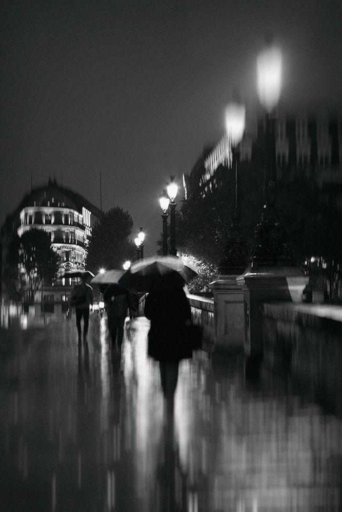 Paris in The Rain art print by Carina Okula for $57.95 CAD