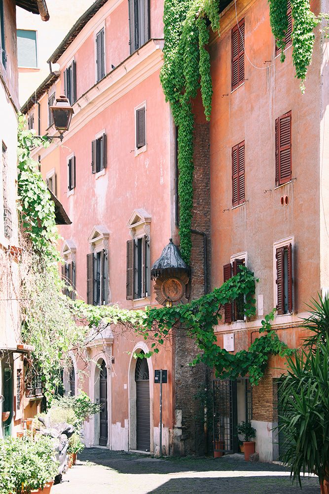 Pink Buildings in Rome art print by Carina Okula for $57.95 CAD