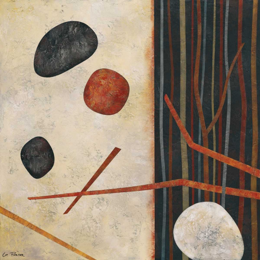 Sticks and Stones II art print by Glenys Porter for $57.95 CAD