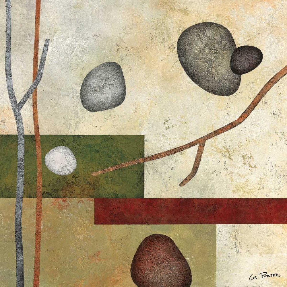Sticks and Stones VII art print by Glenys Porter for $57.95 CAD