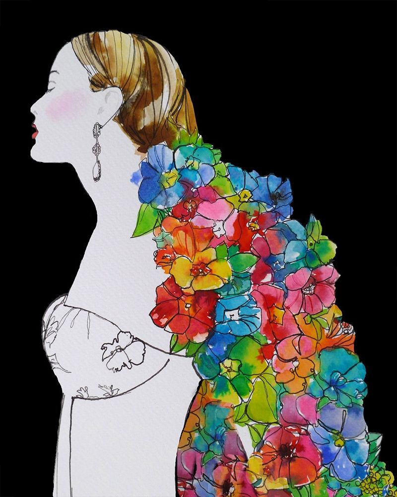 Flower Hair art print by Schuyler Rideout for $57.95 CAD