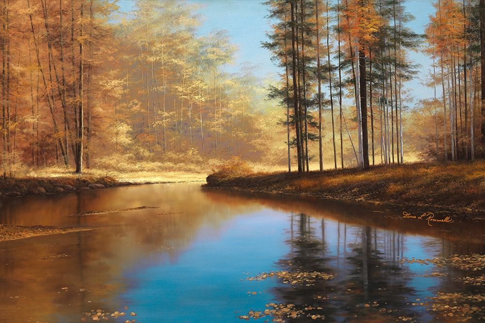 Autumn Creek art print by Diane Romanello for $57.95 CAD