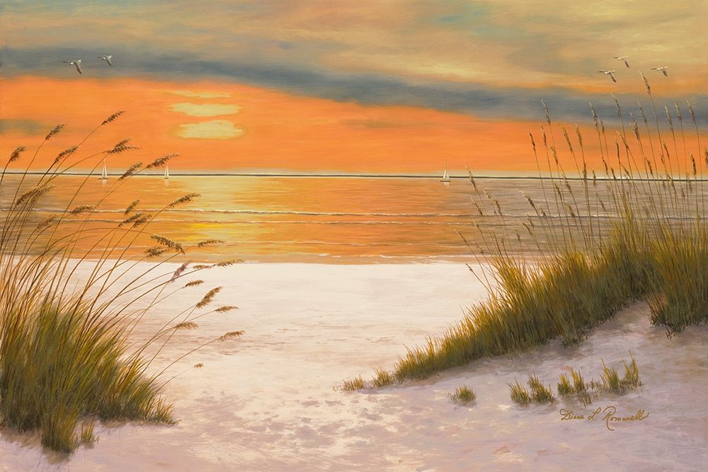 Summer Sunset art print by Diane Romanello for $57.95 CAD