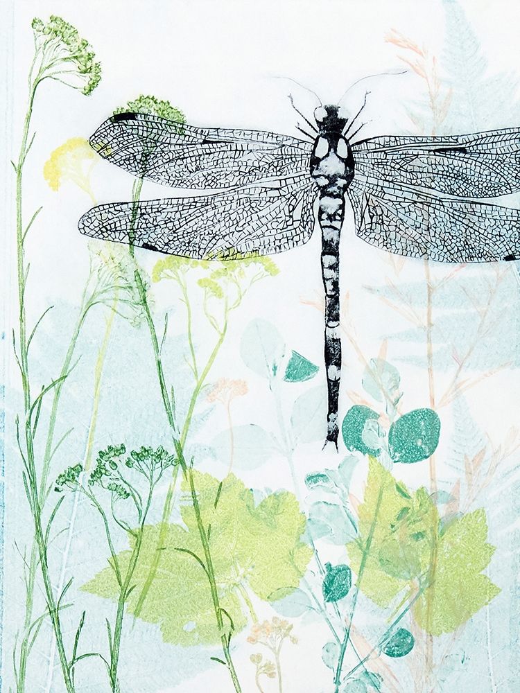 Dragonfly And The Healing Plant art print by Trudy Rice for $57.95 CAD