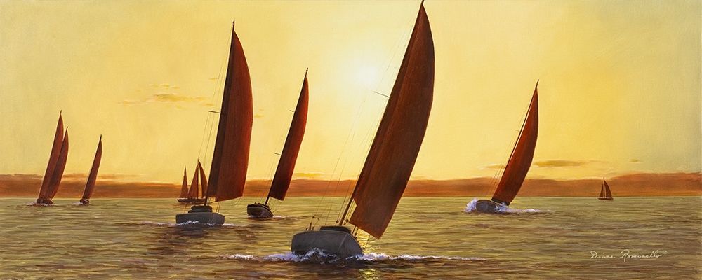 Sailing-Sailing art print by Diane Romanello for $57.95 CAD