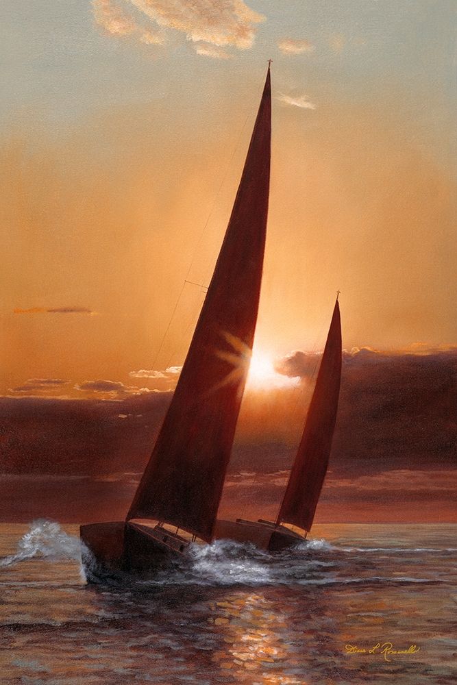Red Sails art print by Diane Romanello for $57.95 CAD