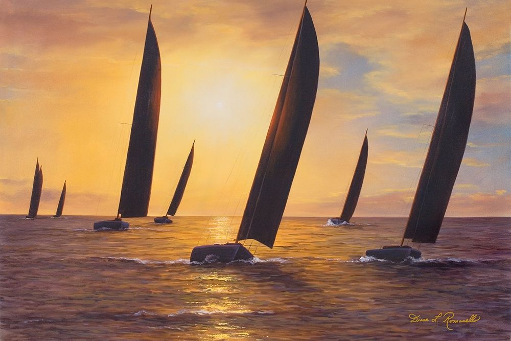 Into the Sunset art print by Diane Romanello for $57.95 CAD