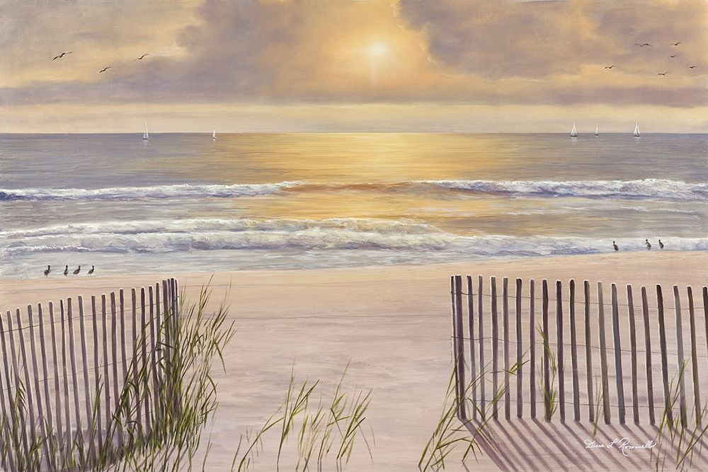 Beach Light art print by Diane Romanello for $57.95 CAD