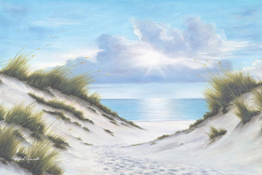 Sand and Sea art print by Diane Romanello for $57.95 CAD