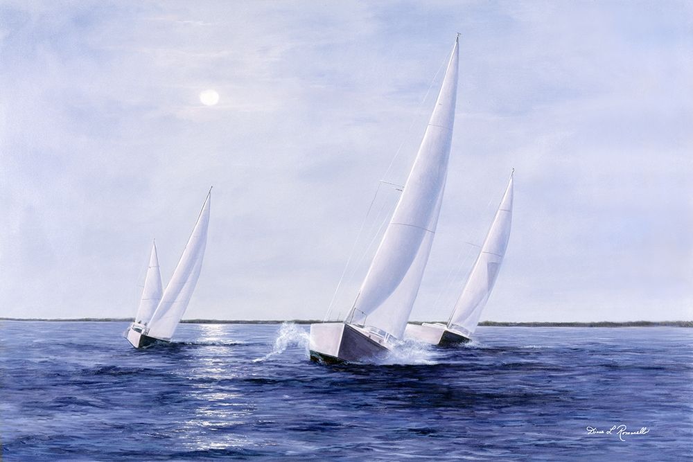 Blue Sails art print by Diane Romanello for $57.95 CAD