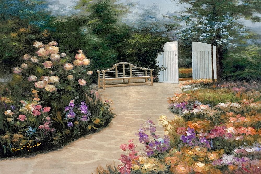 Garden Enclave art print by Diane Romanello for $57.95 CAD