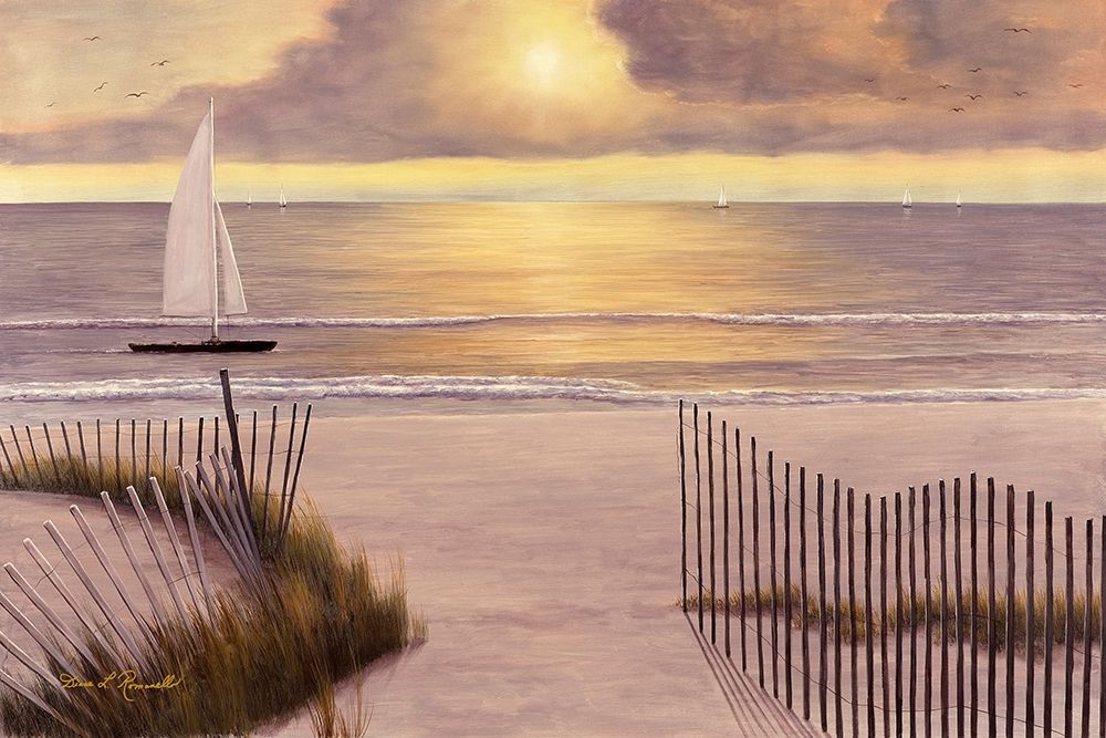 When the Sun Goes Down art print by Diane Romanello for $57.95 CAD