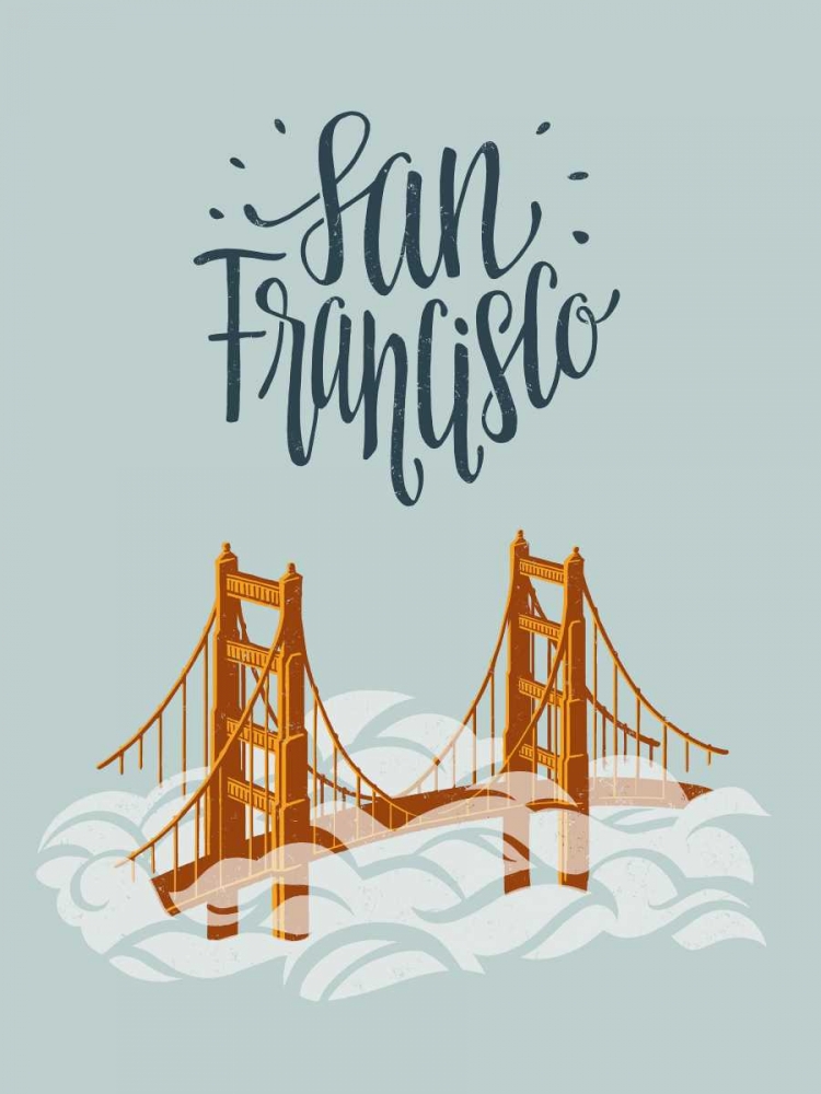 San Francisco Travel art print by Emily Rasmussen for $57.95 CAD