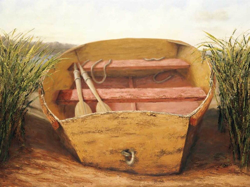 Beached Dinghy art print by Karl Soderlund for $57.95 CAD