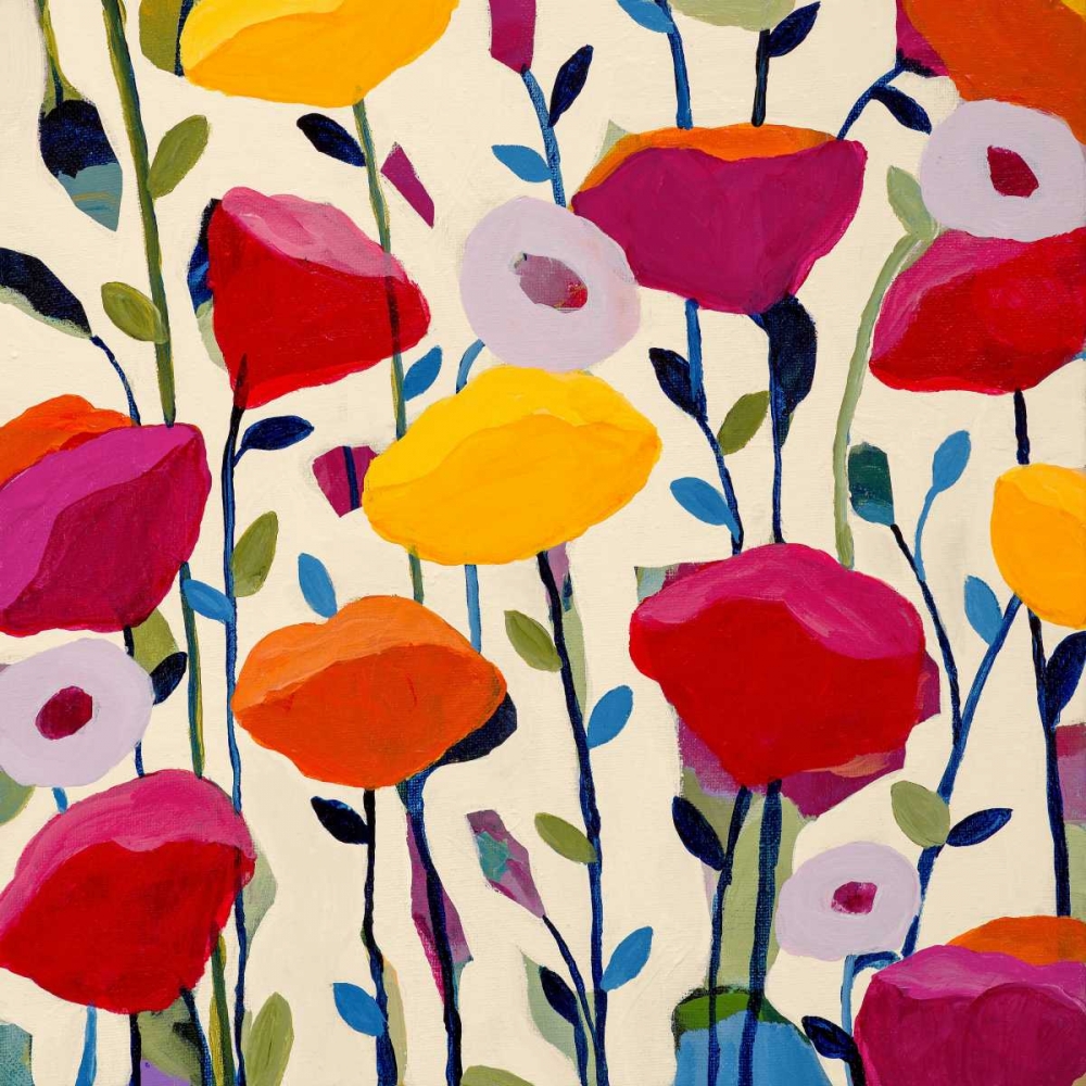 Bursting Poppies art print by Carrie Schmitt for $57.95 CAD