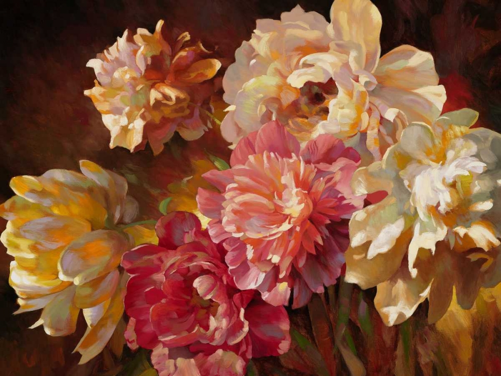 Peonies in Pastel art print by Emma Styles for $57.95 CAD
