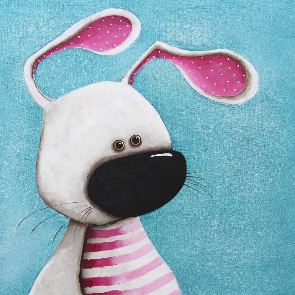 The Pink Bunny art print by Lucia Stewart for $57.95 CAD