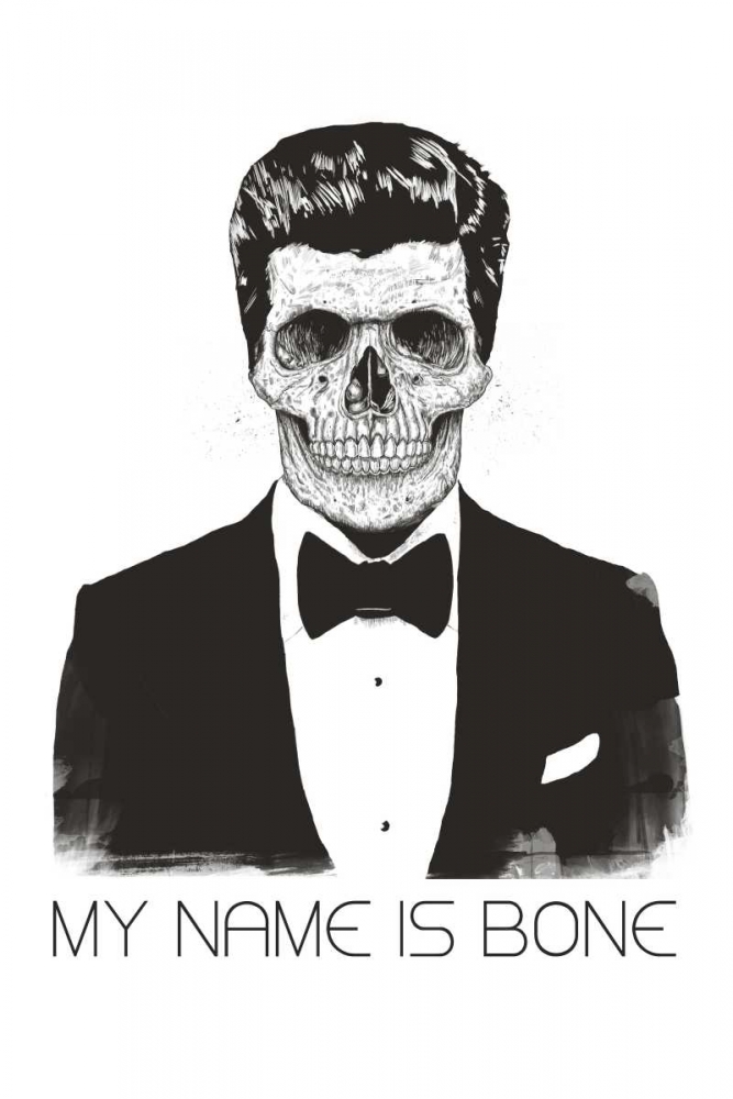 My Name is Bone art print by Balazs Solti for $57.95 CAD