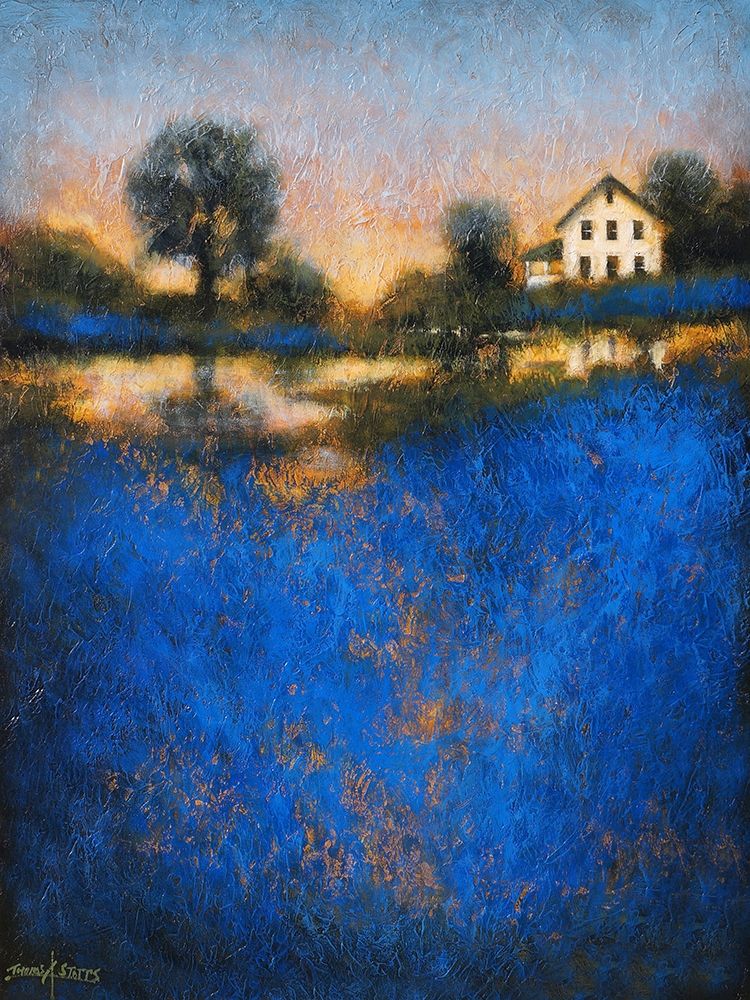 Blue Fields art print by Thomas Stotts for $57.95 CAD