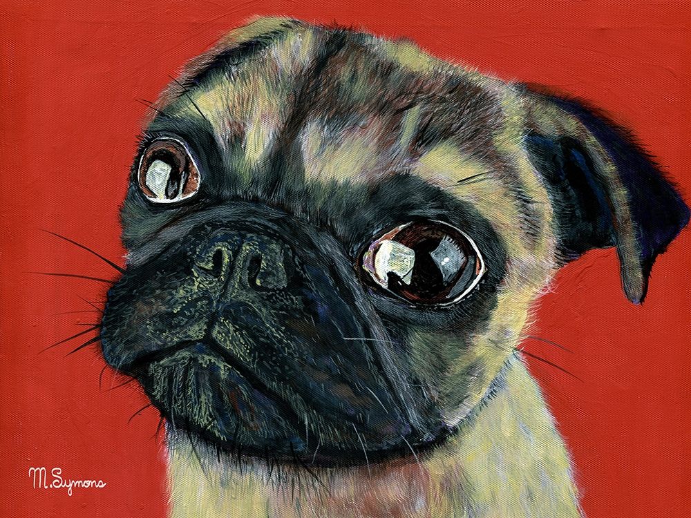 Pugly art print by Melissa Symons for $57.95 CAD