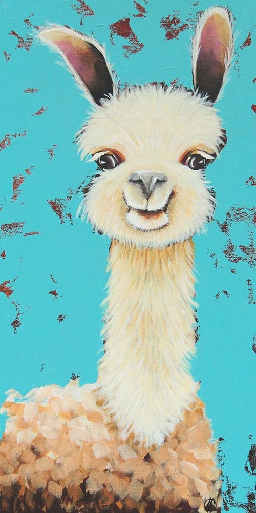 Llama Sue art print by Lucia Stewart for $57.95 CAD