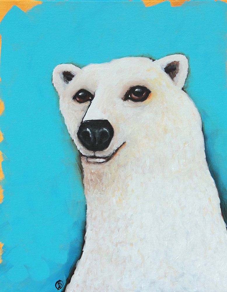 The Cute Polar Bear art print by Lucia Stewart for $57.95 CAD