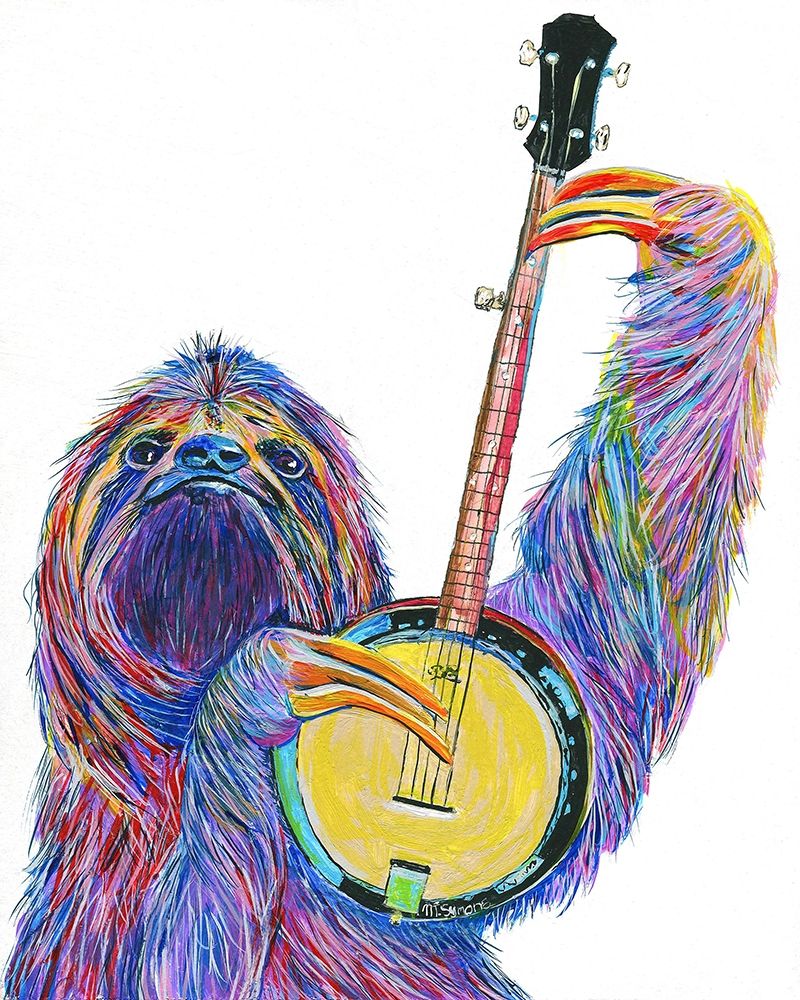 Slow Banjo art print by Melissa Symons for $57.95 CAD