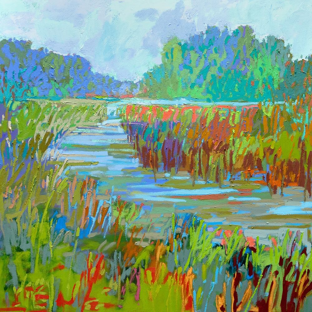 A Bend in the River art print by Jane Schmidt for $57.95 CAD
