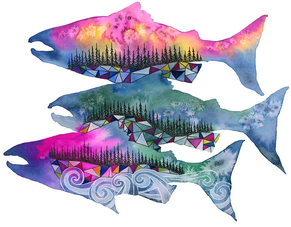 Salmon Season art print by Jeannine Saylor for $57.95 CAD
