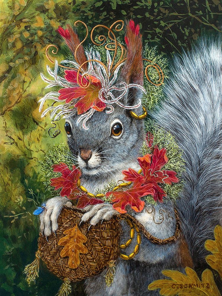 The Squirrelâ€™s Dream art print by Carolyn Schmitz for $57.95 CAD