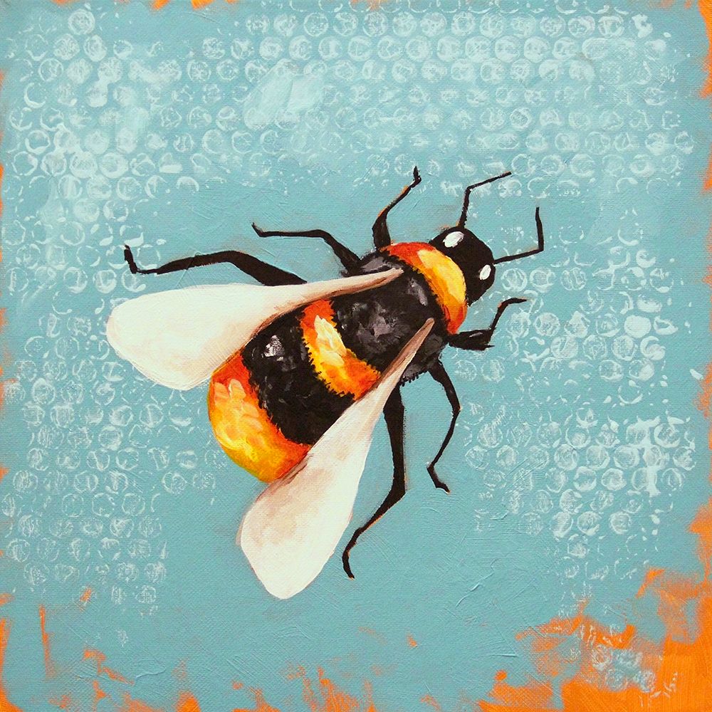 Bee Painting art print by Lucia Stewart for $57.95 CAD