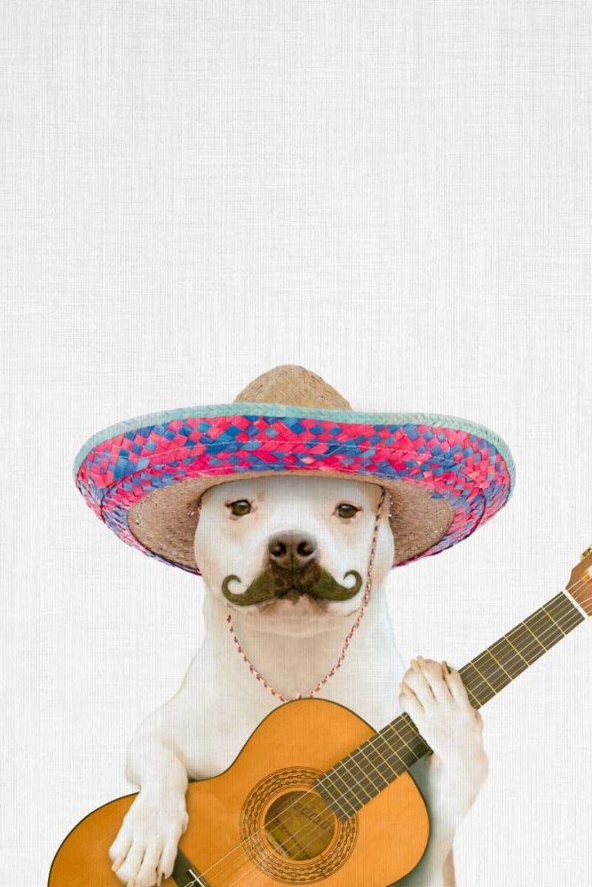 Dog Guitarist art print by Tai Prints for $57.95 CAD