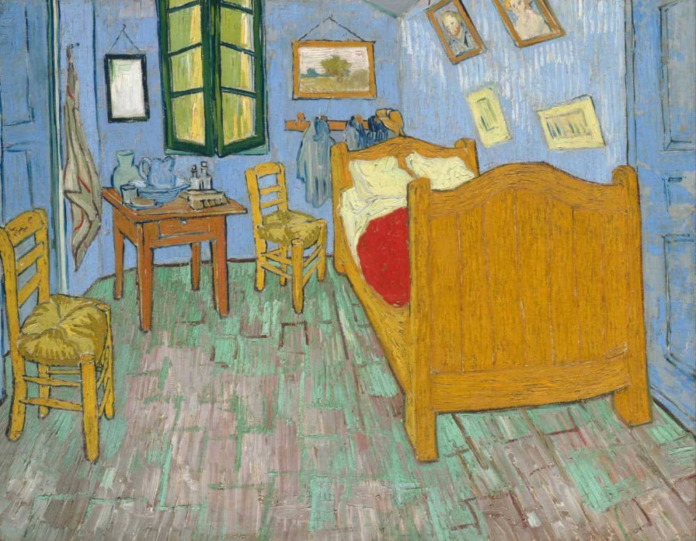 The Bedroom 1888 art print by Vincent Van Gogh for $57.95 CAD