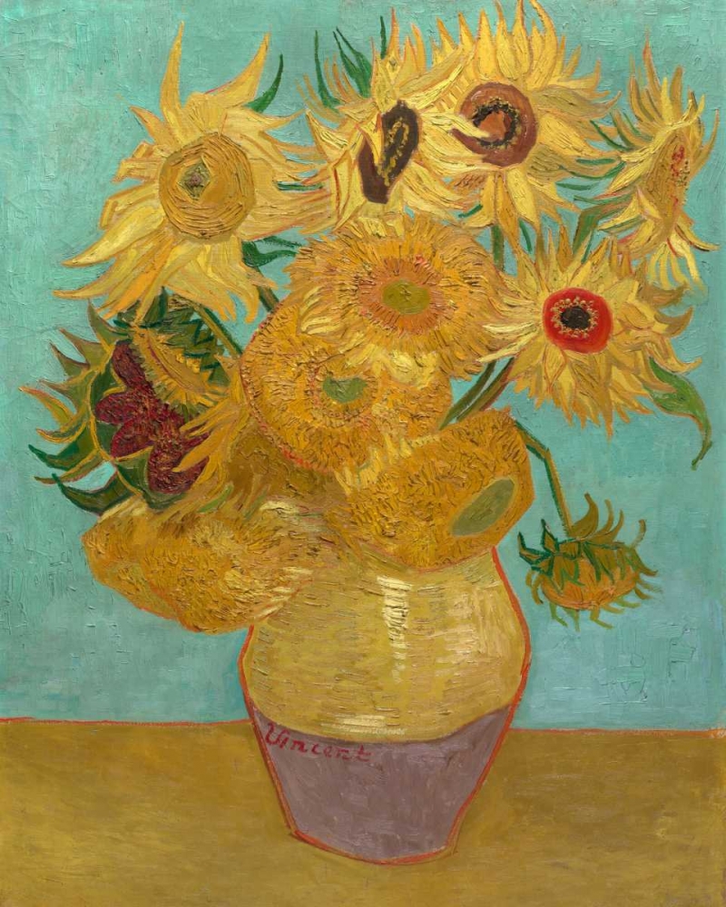 Sunflowers 1889 art print by Vincent Van Gogh for $57.95 CAD