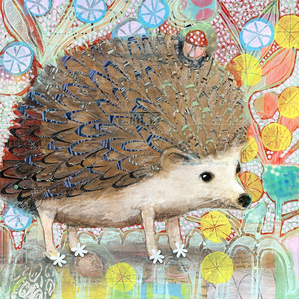 Hedgie art print by Judy Verhoeven for $57.95 CAD