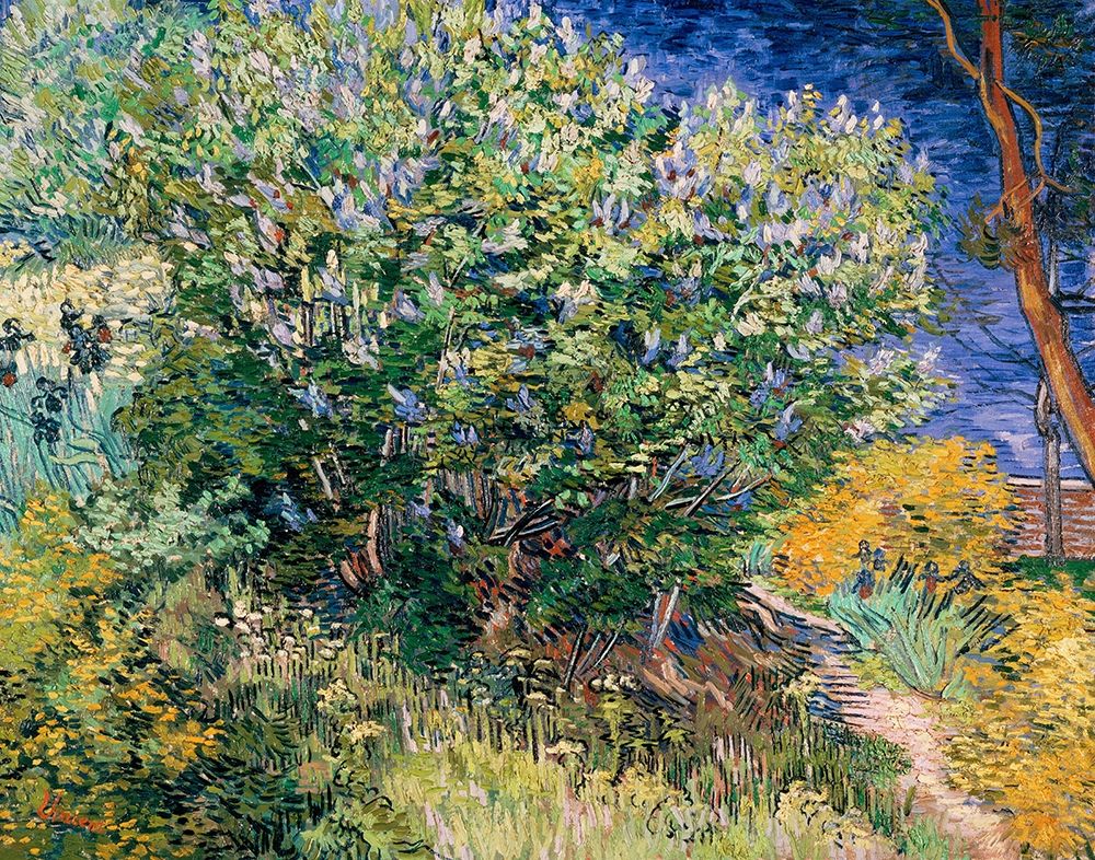 Lilac Bush art print by Vincent Van Gogh for $57.95 CAD
