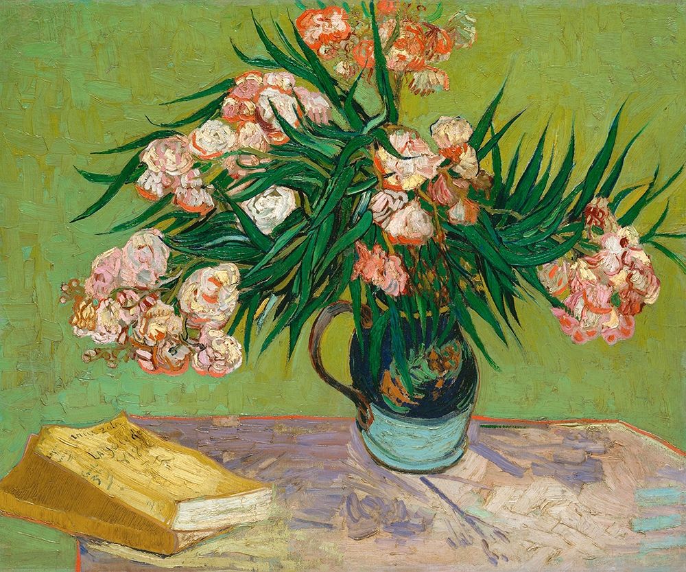 Oleanders, 1888 art print by Vincent Van Gogh for $57.95 CAD