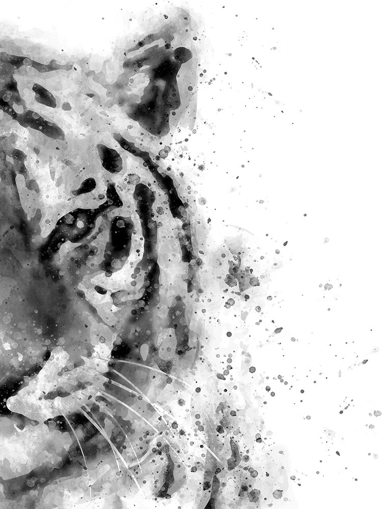 Tiger At Attention art print by Brandon Wong for $57.95 CAD