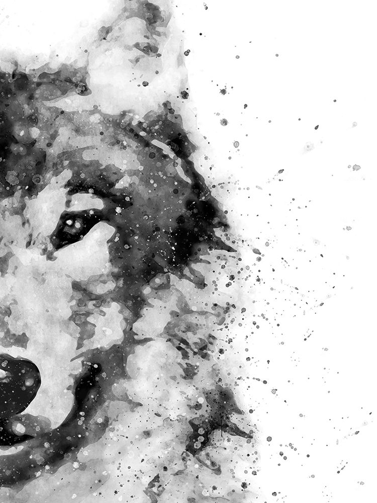 Wolf At Attention art print by Brandon Wong for $57.95 CAD