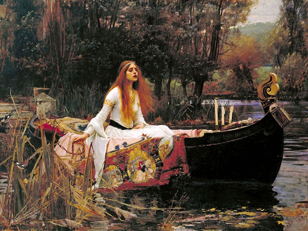 The Lady of Shalott, 1888 art print by John William Waterhouse for $57.95 CAD