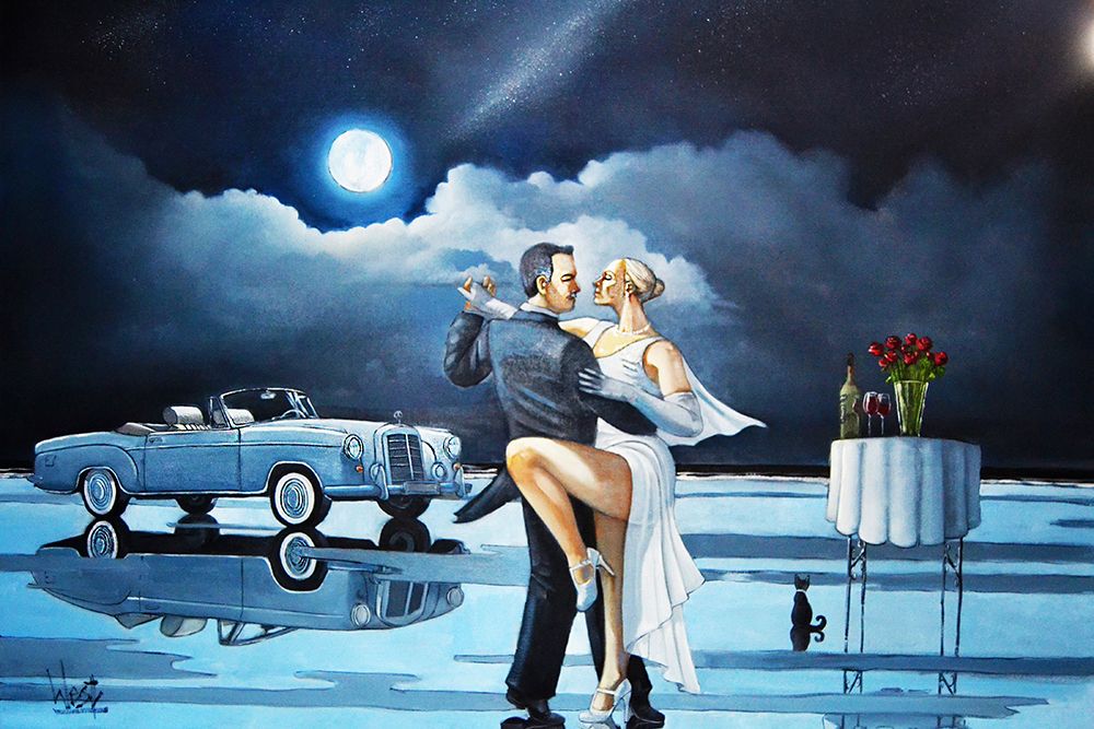 Date Night III art print by Ronald West for $57.95 CAD
