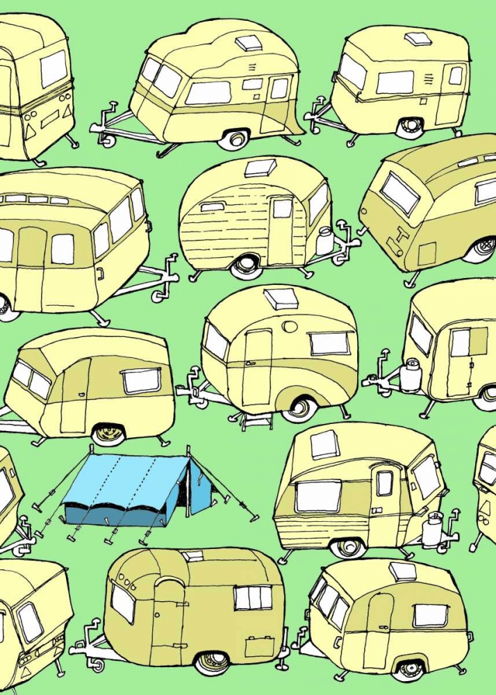 Odd Ones - Tent art print by Duncan Wilson for $57.95 CAD
